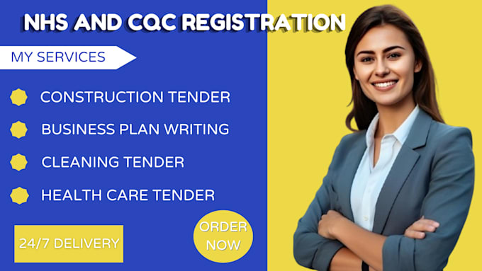 Gig Preview - Craft winning UK bid tenders, cqc registration and policies