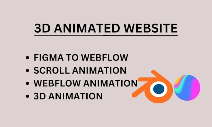 Bestseller - 3d interactive website 3d website animation lottie animation figma to webflow