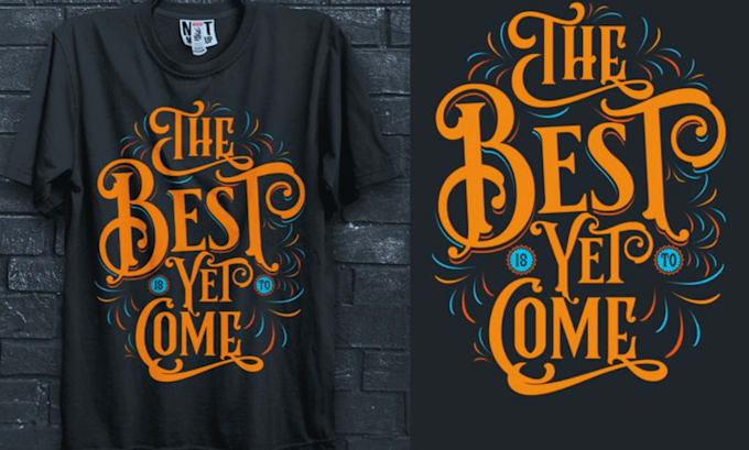 Gig Preview - Do creative typography and unique t shirt design