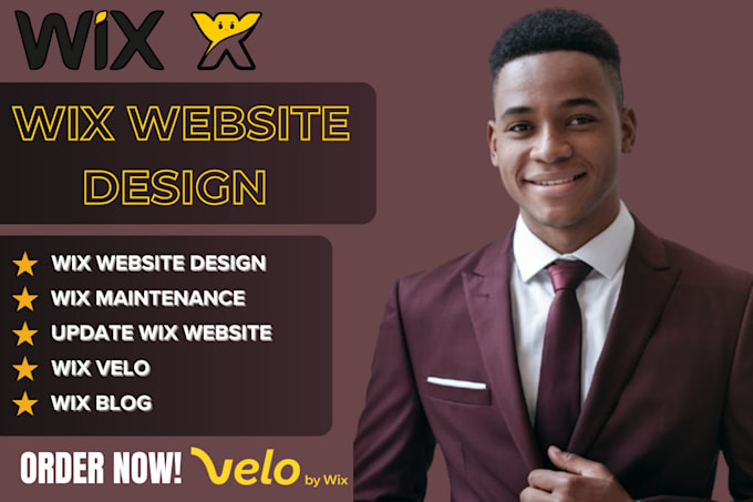 Gig Preview - Create wix website redesign wix studio website fix wix website design wix blog