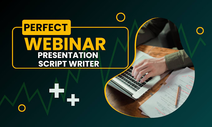 Gig Preview - Write webinar script, create webinar video presentation for your online course