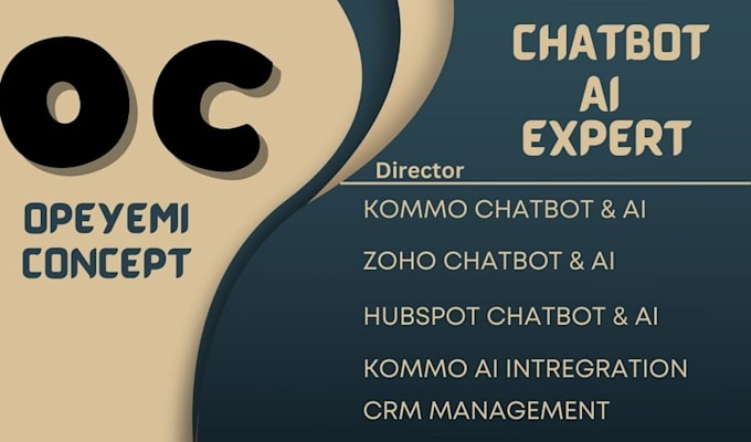 Gig Preview - Zoho CRM zoho chatbot kommo CRM komo chatbot hubspot ai zoho email automation