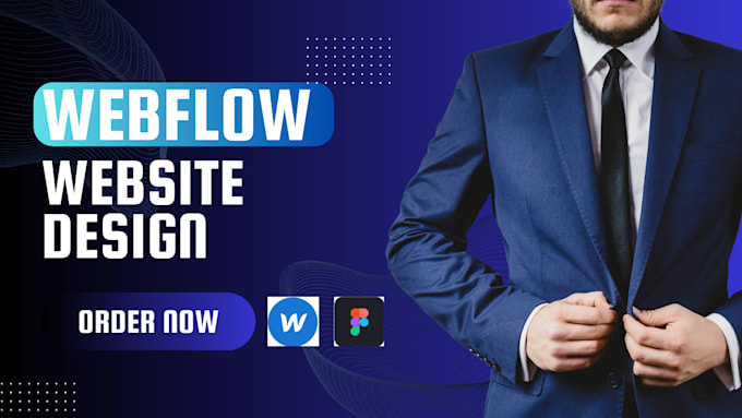 Gig Preview - Design or develop webflow website webflow expert figma to webflow