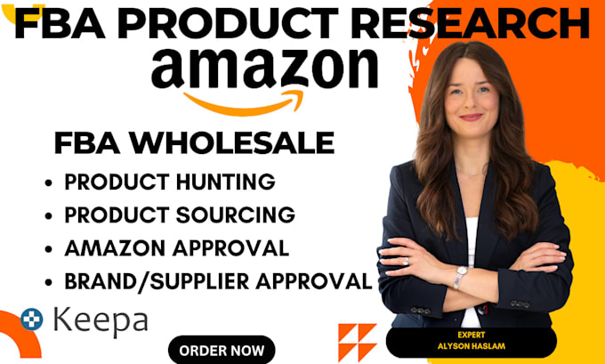 Gig Preview - Amazon fba product research, product hunting for fba private label, amazon fbm