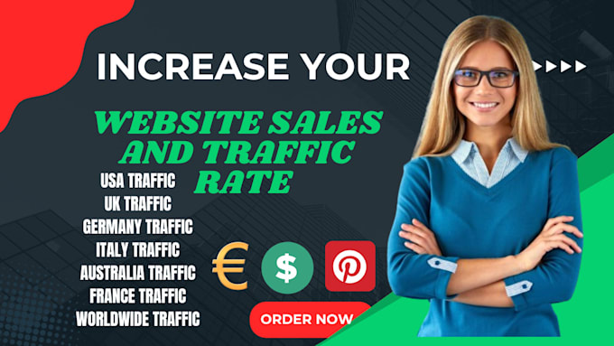 Gig Preview - Organically increase website traffic and sales shopify store promotion