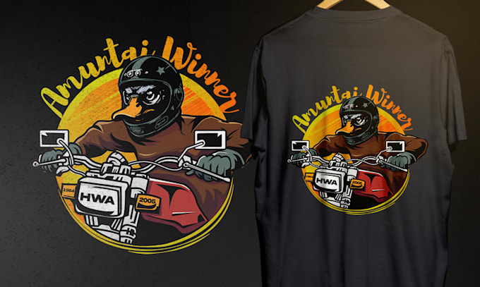 Gig Preview - Create iconic custom t shirt designs your motorcycle club