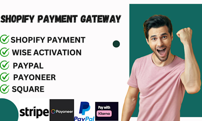 Gig Preview - Set up and integrate verified shopify payment gateway, paypal, stripe, wise