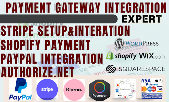 Gig Preview - Create stripe integration paypal shopify payment gateway stripe api to wordpress