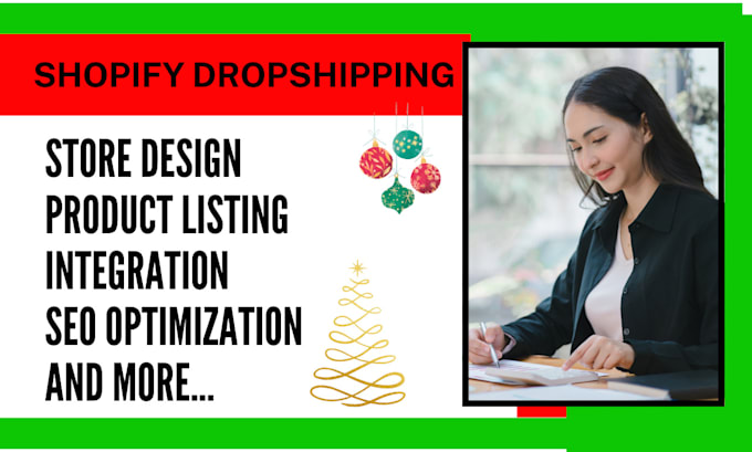 Gig Preview - Build shopify dropshipping store winnin product supliful zendrop dsers christmas