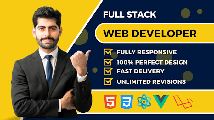 Gig Preview - Build,rebuild full stack website development, php laravel react js web developer