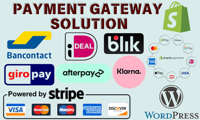 Gig Preview - Integrate ideal klarna bancontact giropay p24 stripe checkout via stripe payment