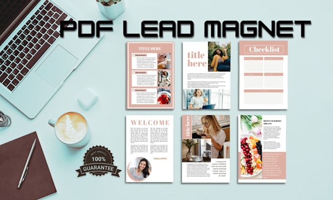 Gig Preview - Pdf lead magnet design lead magnet design PDF lead magnet ebook design workbook