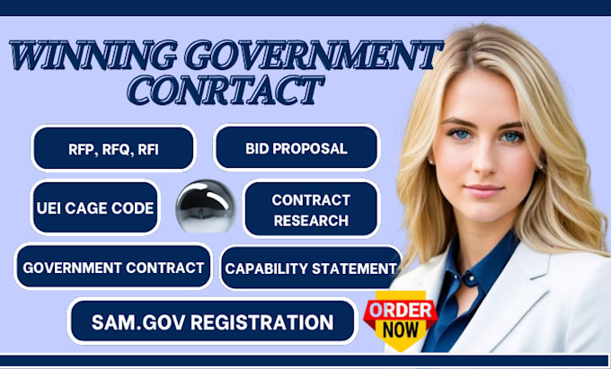 Bestseller - do government contract research write winning bid proposal, rfp rfq rfi