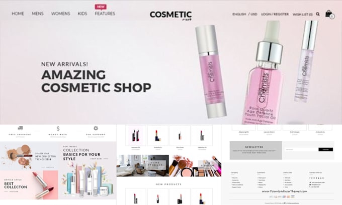 Gig Preview - Shopify store shopify website skincare website skincare shopify skincare