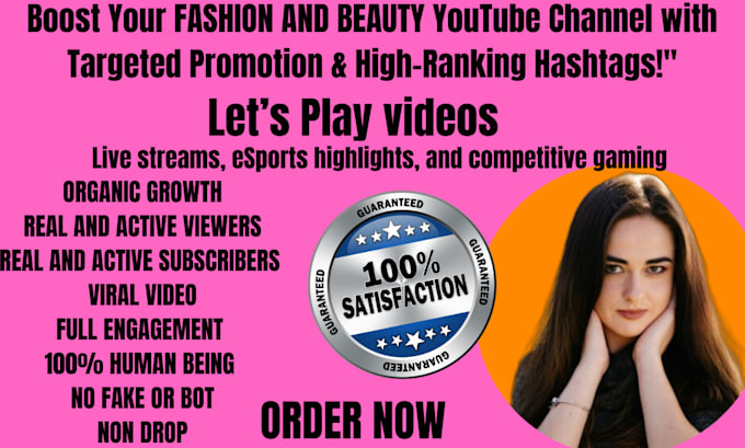 Gig Preview - Do google campaign ads beauty fashion to shoutout youtube channel  promotion