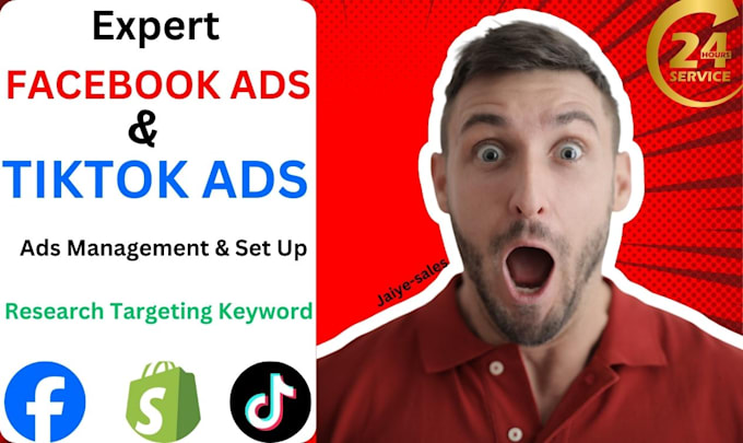 Gig Preview - Create shopify facebook ads, tiktok ads, shopify marketing for shopify sales