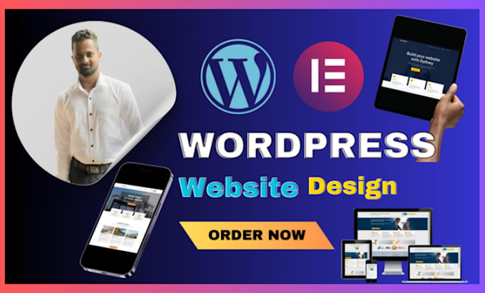 Gig Preview - Build, rebuild, redesign wordpress website design or wordpress elementor website