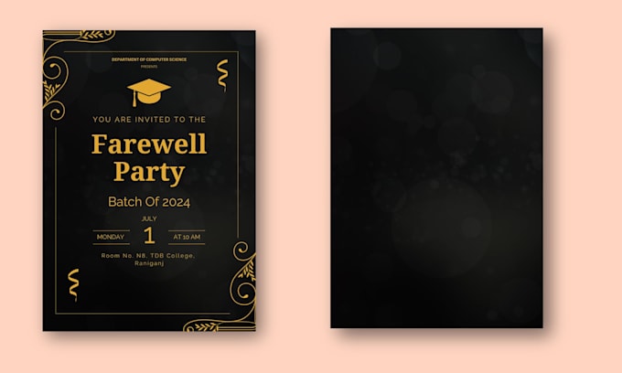 Gig Preview - Design invitation card and poster for your event parties