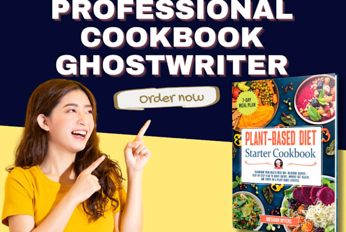 Gig Preview - Be your ghostwriter for cooking book