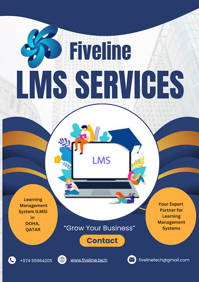 Gig Preview - Create your custom learning management system lms