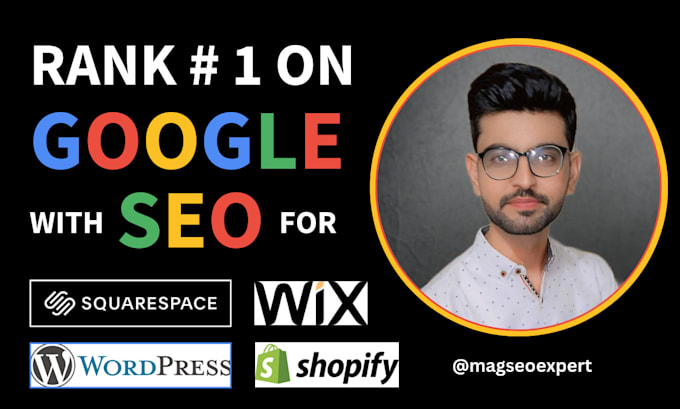 Gig Preview - Do shopify, wix, wordpress and squarespace SEO for ranking