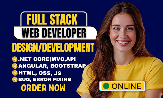 Gig Preview - Build or rebuild website development full stack developer create custom website