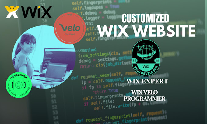 Gig Preview - Be your wix velo developer, wix code, wix website design, wix website redesign