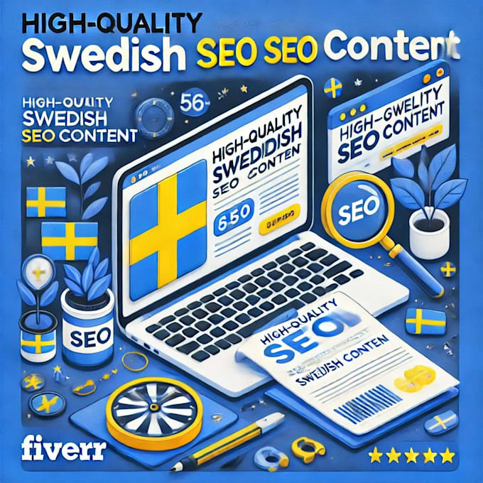 Gig Preview - Write high quality swedish seo content that ranks