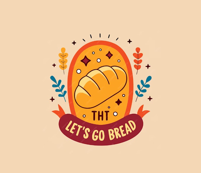 Gig Preview - Design bakery or fry bread and food truck logo