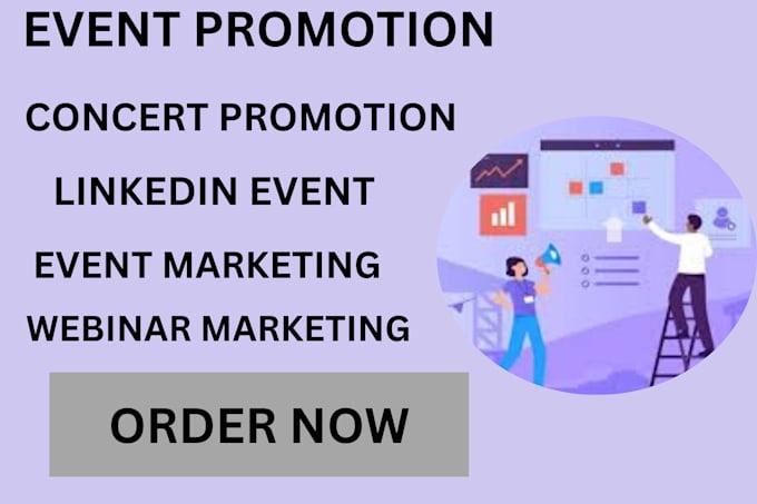 Gig Preview - Do event marketing,event promotion,webinar marketing and linkedin event