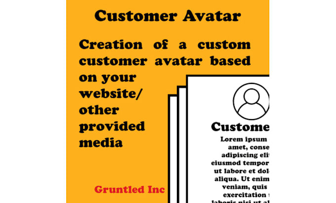 Gig Preview - Create a customer avatar