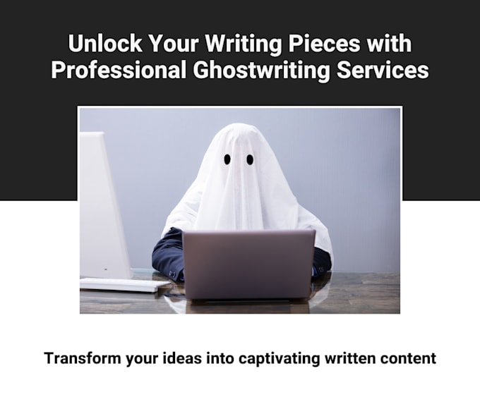 Gig Preview - Ghostwrite content on your desire