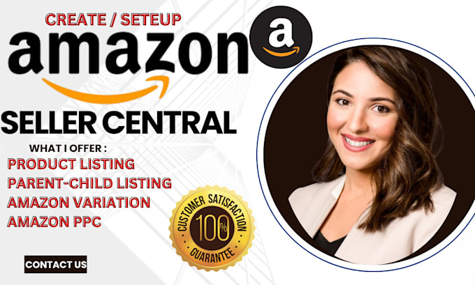 Gig Preview - Create and setup amazon seller account and product listing optimization