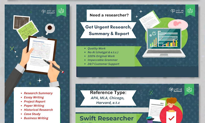 Gig Preview - Do thorough research summaries white papers within 24 hours