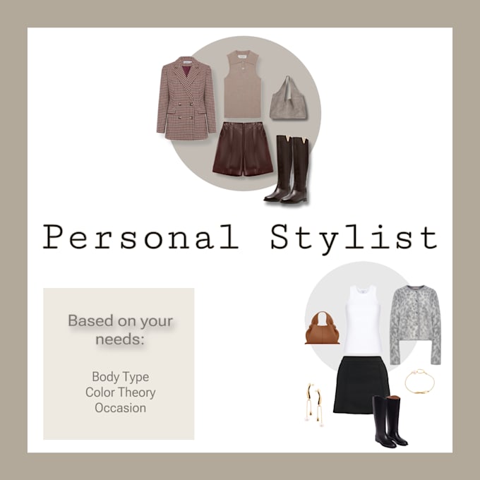 Gig Preview - Be your personal stylist and online shopper