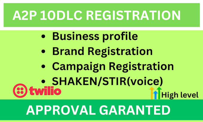 Gig Preview - Create a verified upgraded twilio account with a2p 10dlc