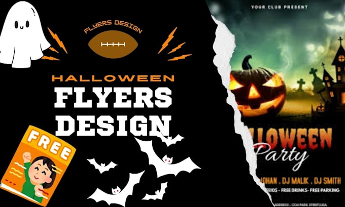 Gig Preview - Design business flyer, event flyer halloween flyers design