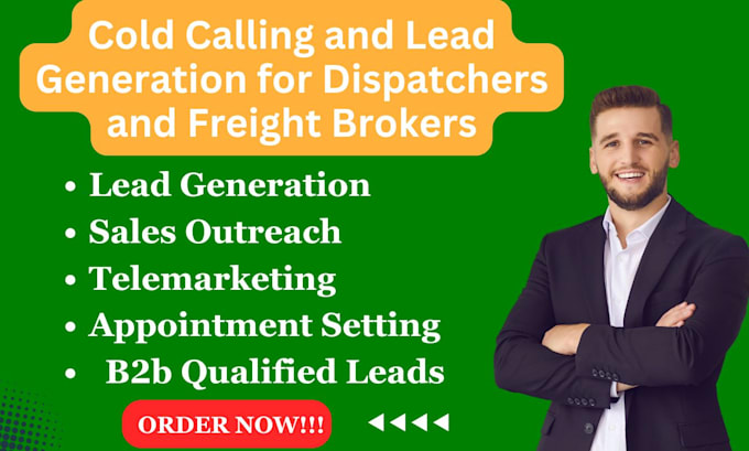 Gig Preview - Do expert cold calling for freight brokers dispatchers and shipping