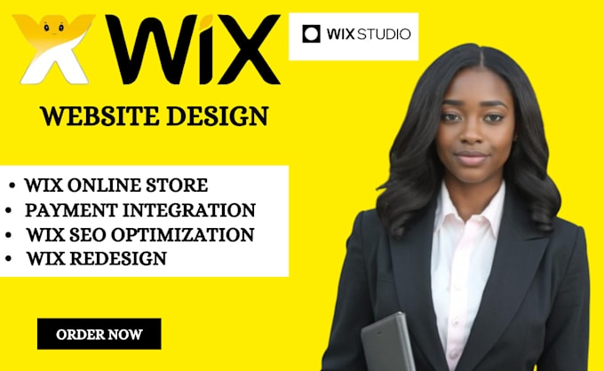 Gig Preview - Wix website redesign wix website design wix website redesign wix studio website