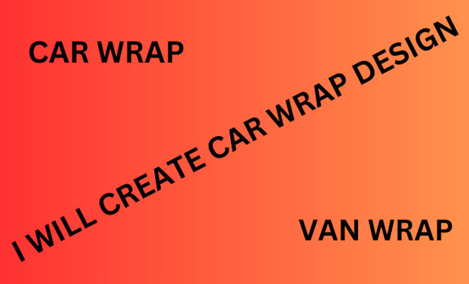 Bestseller - create different exclusive car and van wrap design for you