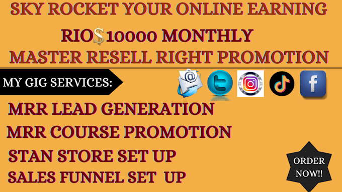 Gig Preview - Do stan store marketing, stan store sales funnel, stan store promotion