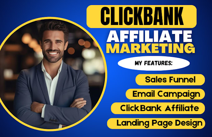 Gig Preview - Do clickbank affiliate link promotion, affiliate marketing link signup