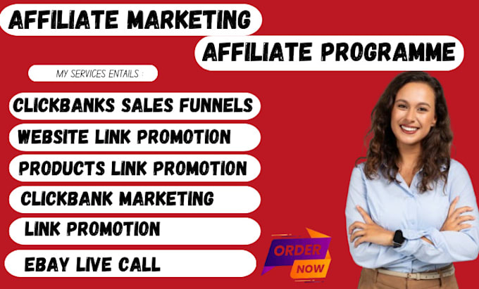 Gig Preview - Clickbank affiliate link promotion, affiliate marketing clickbank link promotion