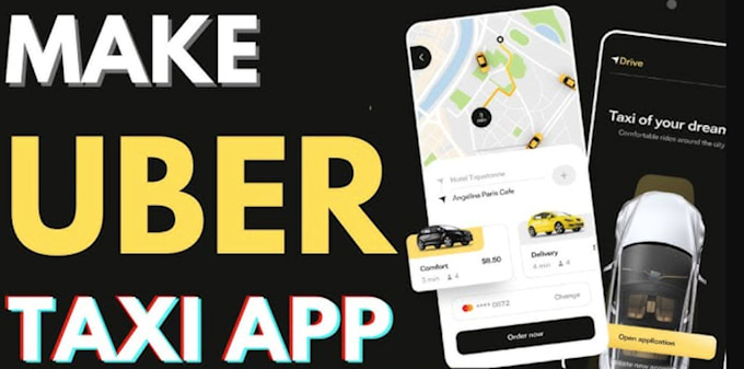 Gig Preview - Develop taxi booking app, carpooling app, rideshare, uber clone app, lyft, bolt