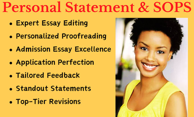 Gig Preview - Edit your personal statement or statement of purpose