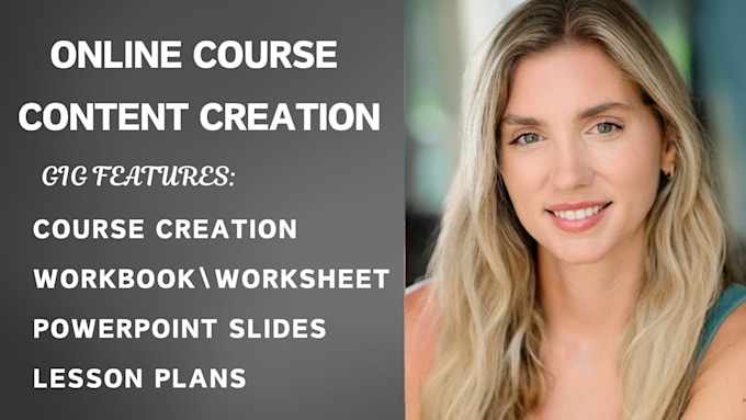 Gig Preview - Create online course presentation course PPT course slides PPT google slides