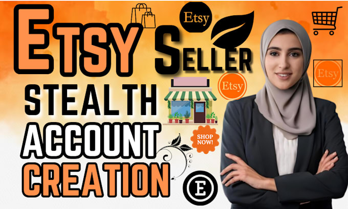 Gig Preview - Create a fully verified ebay seller account and  esty account product listing