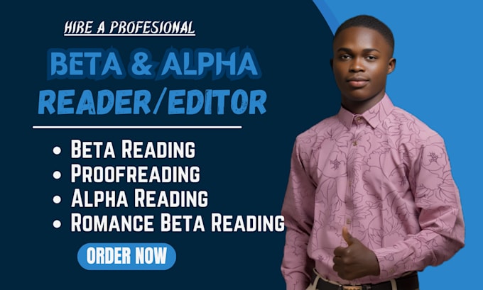 Gig Preview - Beta read, alpha read, critique your manuscript, proofread, romance beta reader