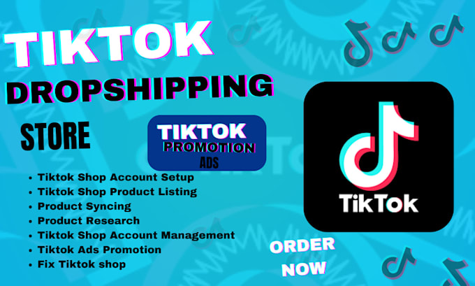 Gig Preview - Set up tiktok dropshipping shop  tiktok shop ads promotion