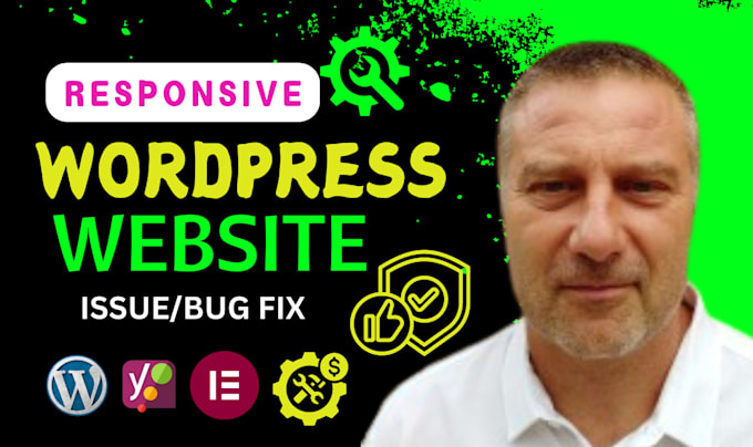 Gig Preview - Fix wordpress issues fix wordpress error wordpress bug fix elementor fix